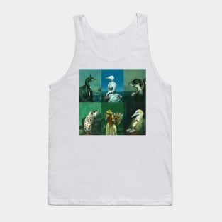 Nautical Creature Characters Tank Top